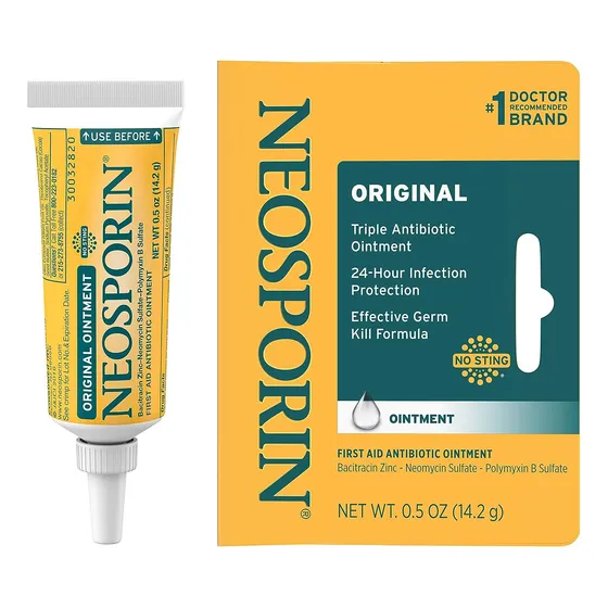 Neosporin Antibiotico Ungüento Crema Raspaduras Quemaduras