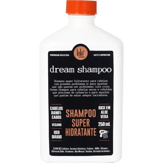 Shampoo Dream Cream Super Hidratante 250ml Lola Cosmetics
