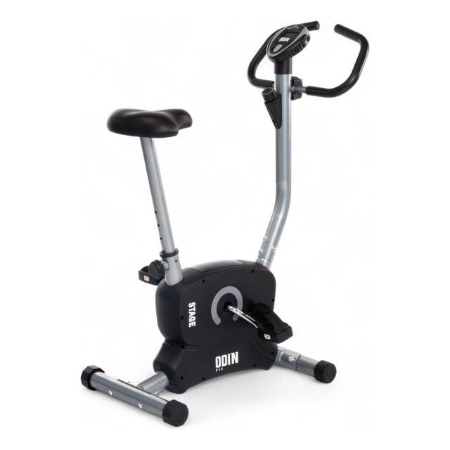 Bicicleta Ergométrica Vertical Mecânica Stage Odin Fit Preto Com Cinza Bicicleta Ergométrica Vertical Mecânica Stage Odin Fit Preto Com Cinza