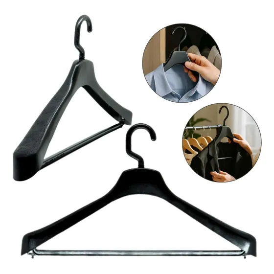 Kit 10 Cabides Terno Casaco Blazer Luxo Com Gancho Giratório