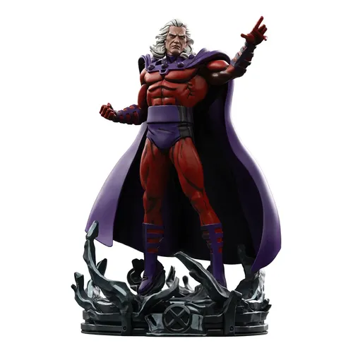X-men Magneto Vs. Sentinel Diorama 1/10 Iron Studios Ccxp 23
