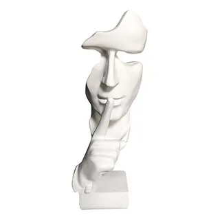 Estátua Creativa Pensador De Silencio Compatible Con Decor Estátua Creativa Pensador De Silencio Compatible Con Decor
