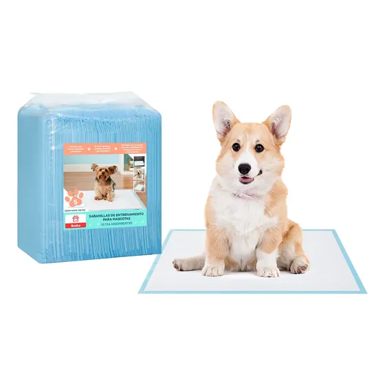 100 Pañales Sabanillas Entrenamiento Perro Talla S 33x45cm Blanco | Cuotas sin interés