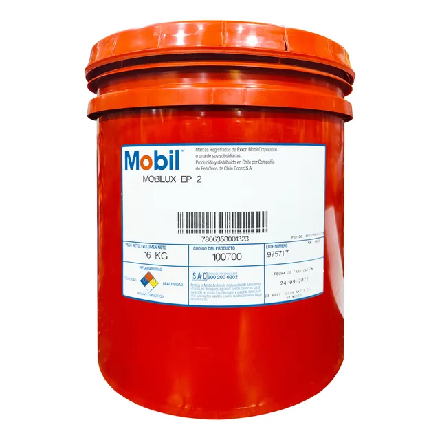 Grasa Mobilux Ep2 Color Ámbar Balde 16 Kg // Ecban