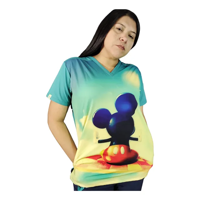 Polera Mujer Diseño - Uniformes Clínicos Mkv