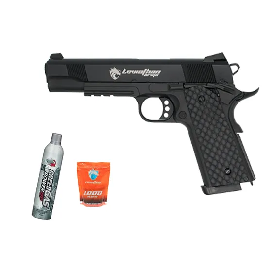 Pistola De Airsoft Leviathan Arms® 1911 Meu Pack