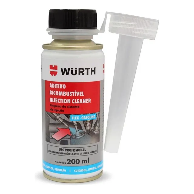 Limpa Bico Injetor Aditivo Combustível Flex Wurth - 200ml
