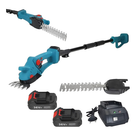 Aparador Cerca Viva Com Extensor + 2 Baterias Knakasaki Cor Azul-marinho Aparador Cerca Viva Com Extensor + 2 Baterias Knakasaki Cor Azul-marinho