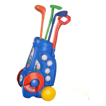 Juguete Set De Golf Miniatura Con Carrito Para Niños