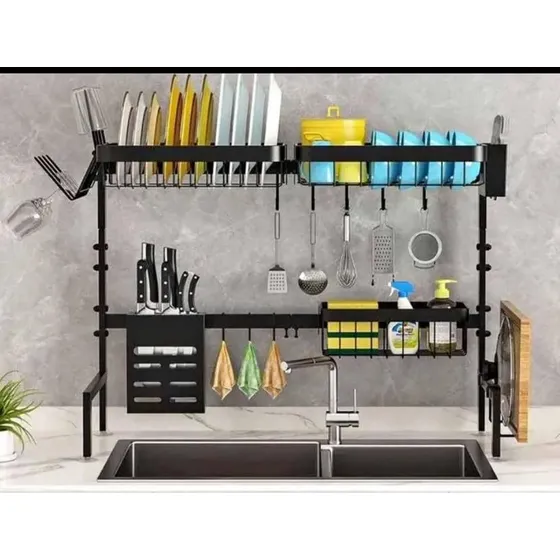 Platera Escurridor Armable Estante Acero Inoxidable 65cm