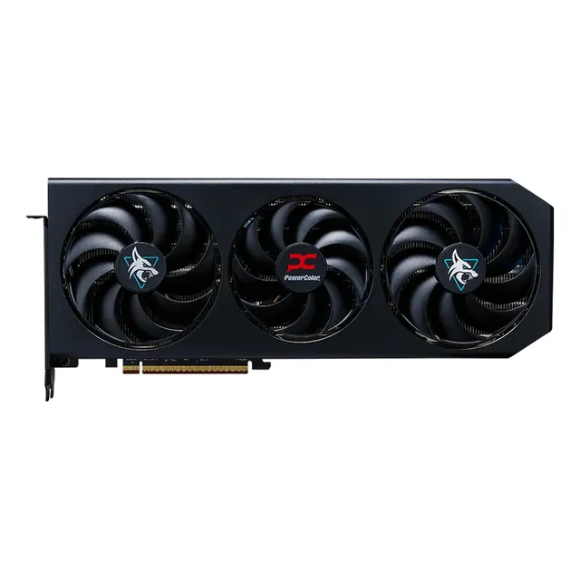Tarjeta De Video Powercolor Hellhound Rx 9070 Xt 16gb Gddr6