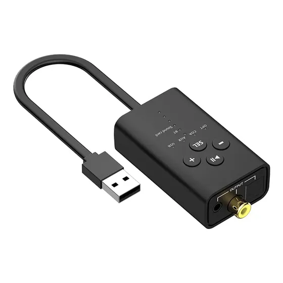 Receptor De Audio Bluetooth 5.2, Convertidor De Audio Usb, S