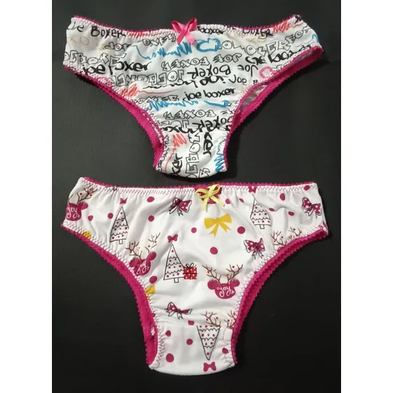 Pantaletas De Algodón Para Niñas Talla 8