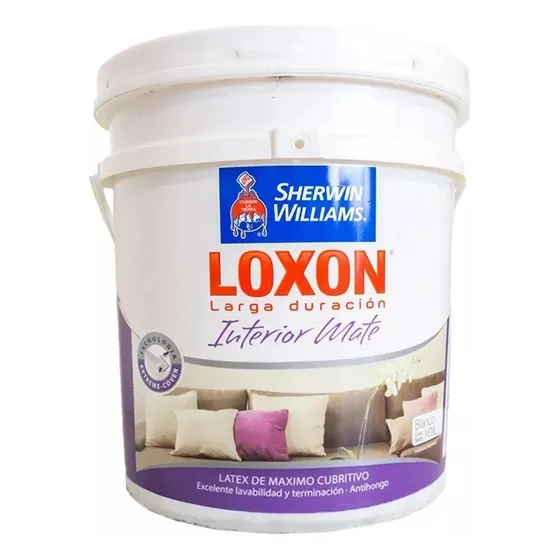 Latex Loxon Interior Mate Larga Duracion 10 Lts Serrentino