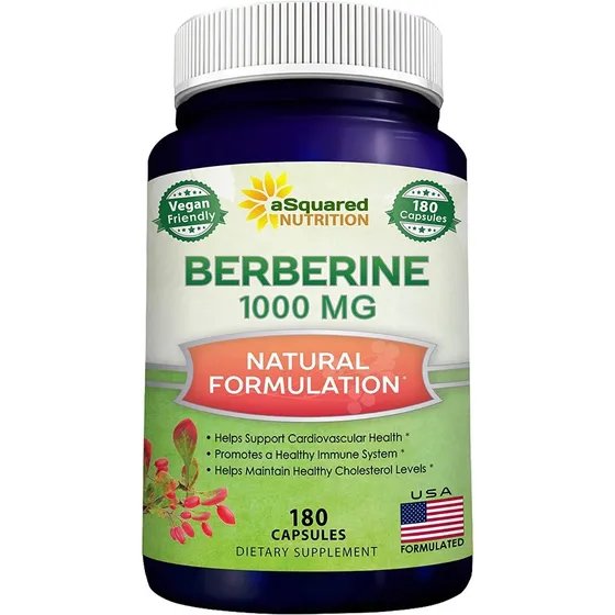 Berberine Organica Pura Plus 1000mg X180 Cap Ultra Potencia Sabor Neutro