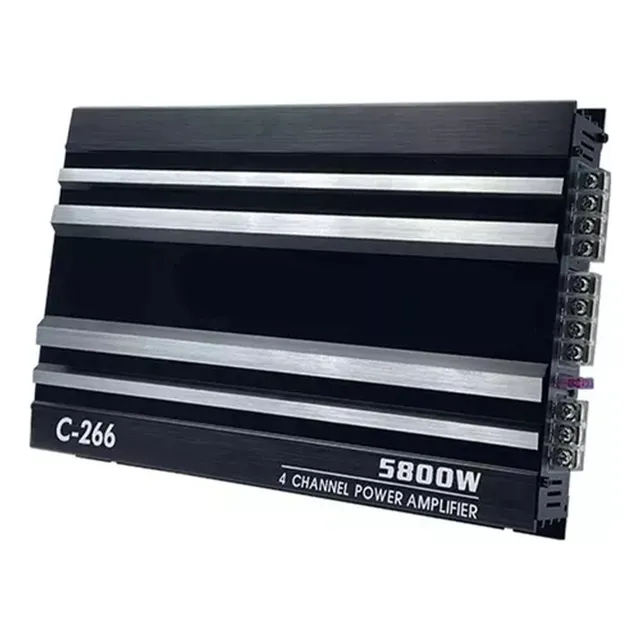 Amplificador Audio 4 Canales Clase Ab Para Auto Carros Coche