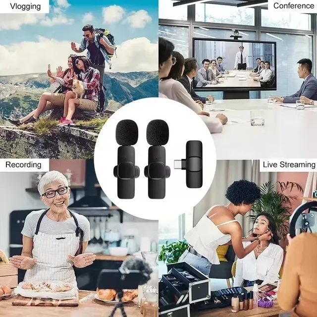 Nuevo Micrófono Lavalier Inalámbrico Portátil Mini One Mic