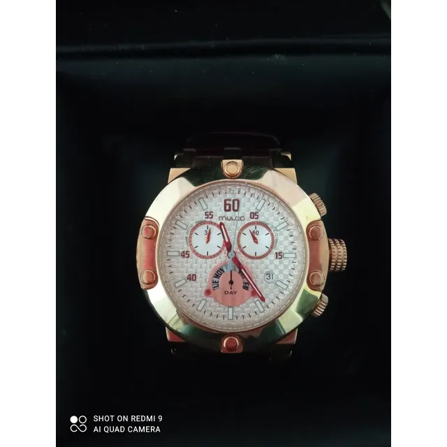 Reloj Marca Mulco De Pulsera Correa De Cuero