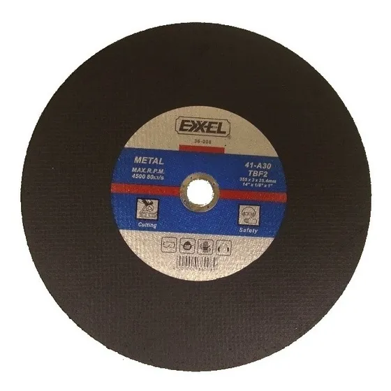 Disco Corte Metal 12 Pulgadas Tronzadora Exxel 2 Unidades