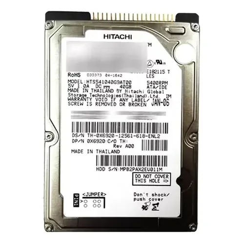 interno Hitachi Travelstar HTS545050A7E380 500GB | MercadoLivre