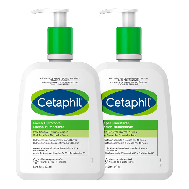 Emulsão Cetaphil Corporal Kit Cetaphil Loção Hidratante Corporal E Facial En Dispensador 473ml Neutra - Kit X 2 Unidades Emulsão Cetaphil Corporal Kit Cetaphil Loção Hidratante Corporal E Facial En Dispensador 473ml Neutra - Kit X 2 Unidades