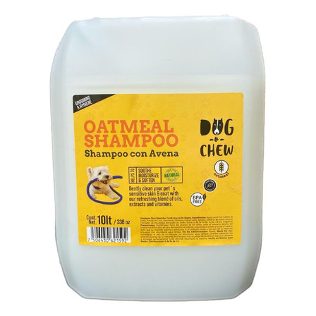 Dog-o-chew, Shampoo Para Perro Con Avena 10 Lt, Premium Dog-o-chew, Shampoo Para Perro Con Avena 10 Lt, Premium