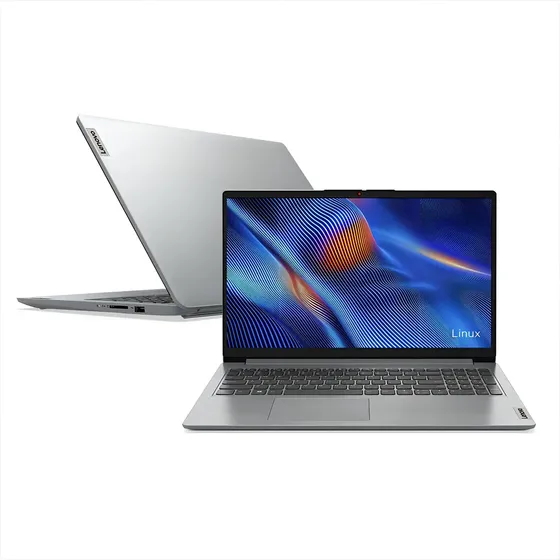 Notebook Lenovo IdeaPad 1 AMD Ryzen 3 7320U 4GB 256GB SSD Linux 15.6" HD