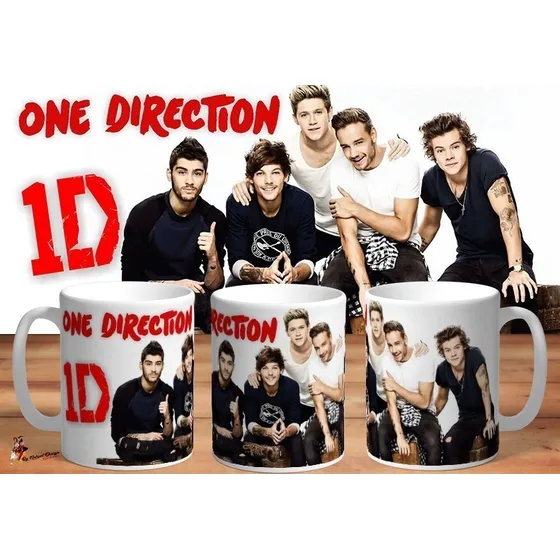 Taza De Ceramica One Direction 4k Art
