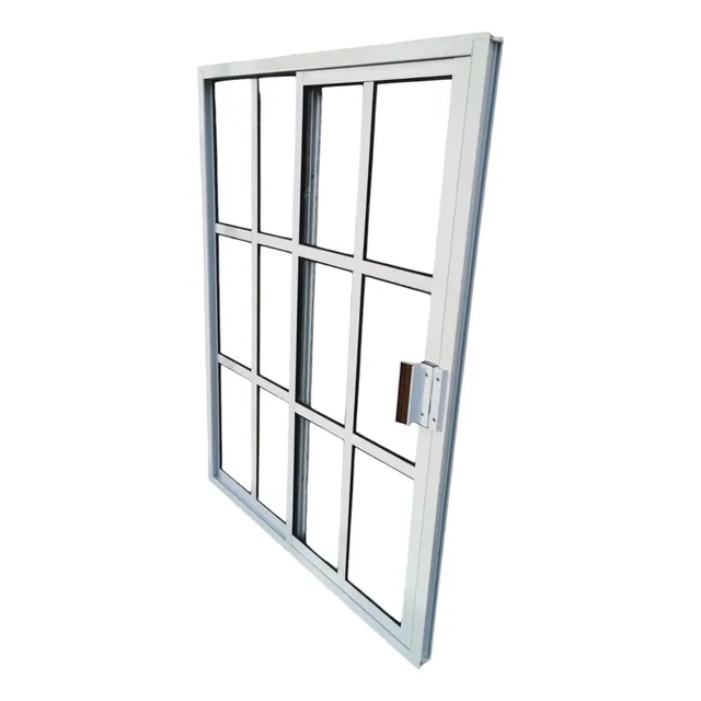 Ventana Corrediza De Aluminio De 3 Con Mosquitero Fijo Blanco