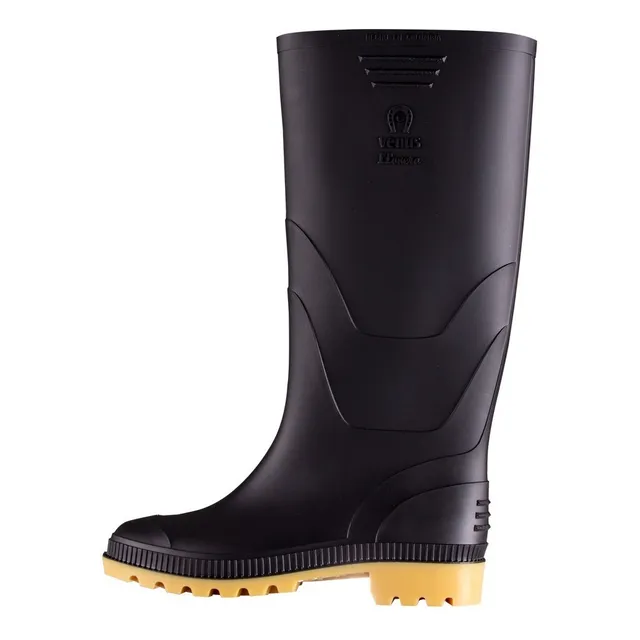 Botas De Caucho Marca Venus Llanera Color Negro Unisex