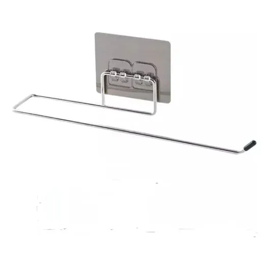 Portarrollos Cocina Toallero Metalico Adhesivo Soporte