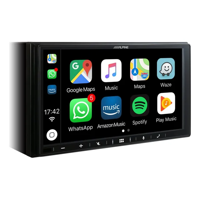 Autoestereo Alpine Pantalla Lcd Táctil 7 Pulgadas 2 Din 4 Ch