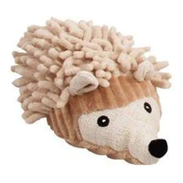 Juguete Pawise 15255 Erizo Mediano de Peluche con Sonido para Perro Color Beige