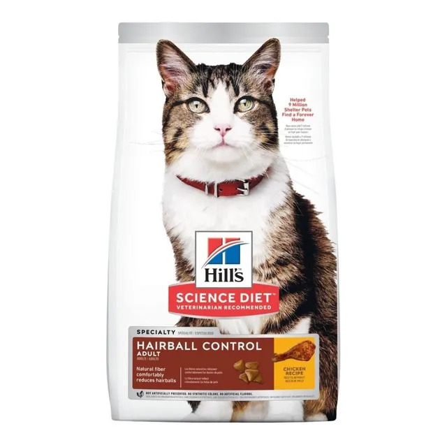 Hill'S Science Diet Hairball Control Alimento De Control De Bolas De Pelo Para Gato Adulto 1.6Kg