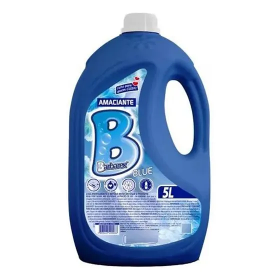 Amaciante Para Roupas Perfumado Blue 5 litros Barbarex