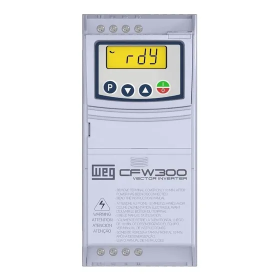 Inversor De Frequência Monofásico 1,5cv 110v-weg-cfw300
