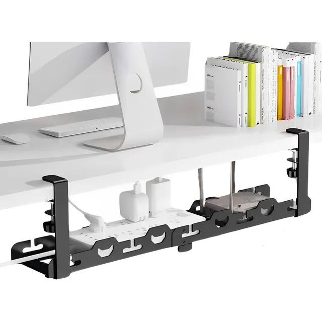 Soporte Organizador Para Cables De Escritorio Extensible