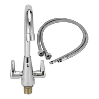 Grifo De Agua Con Rosca G1/2, Salida Fría Y Caliente De Cobr Grifo De Agua Con Rosca G1/2, Salida Fría Y Caliente De Cobr