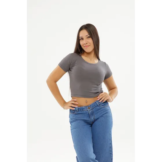 Remera Basica Mangas Cortas Varios Colores - Terra Liscki