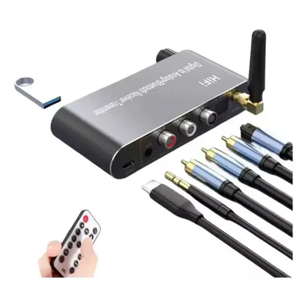 Receptor Transmisor Bluetooth 5.1 Hifi  Audio Estéreo