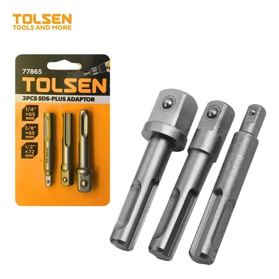 Adaptador Sds Plus Para Dados Para Taladro 1/4 3/8 1/2 3pza