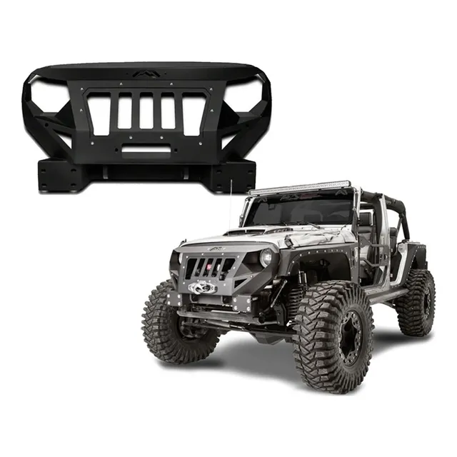 Bumper Defensa Frontal Face Corto Jeep Wrangler 2008-2019