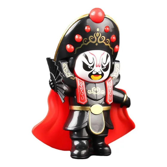 Boneca De Drama Chinês, Boneca Que De Rosto De Ópera Preto