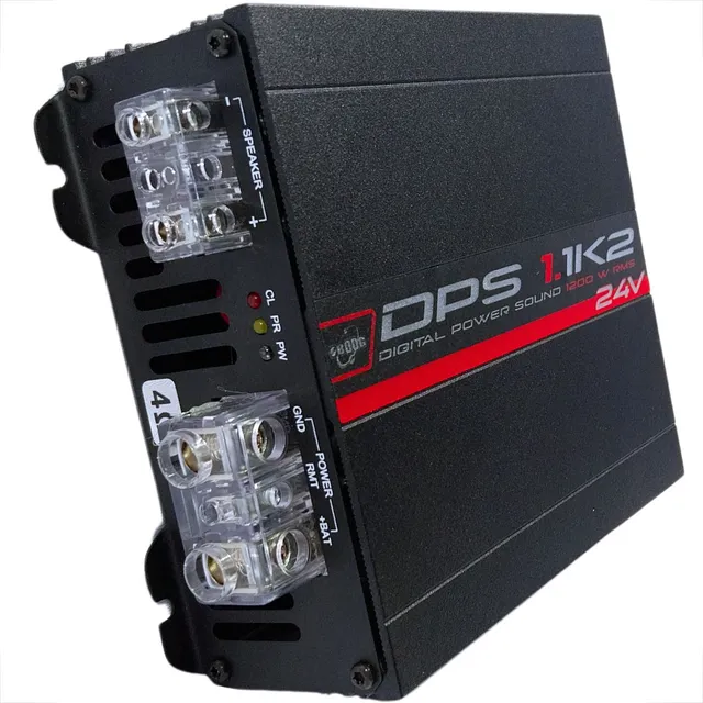 Modulo De Som Automotivo 1 Canal 1200w Rms 24v Boog