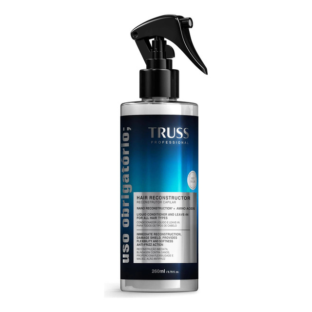 Truss Uso Obrigatório 260ml Reconstrutor Capilar Multifuncional | Nova Fórmula 2025 Com P... Truss Uso Obrigatório 260ml Reconstrutor Capilar Multifuncional | Nova Fórmula 2025 Com P...