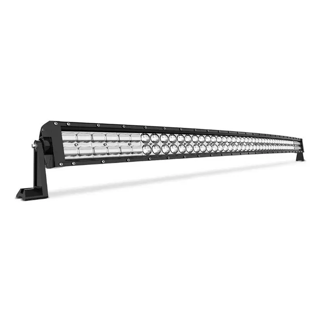 Faro Barra Led 50 Pulgadas Curva 480w Rusticos Tipo Lupa 9d