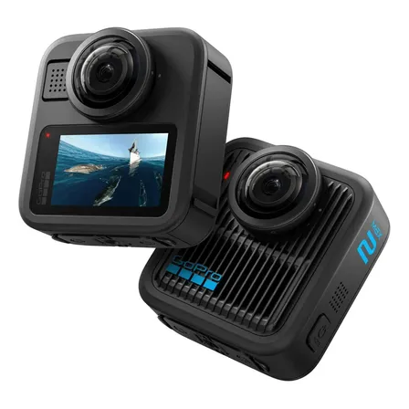Gopro Max 2 - Câmera De Ação 8k 360°, Fotos 360° De 29mp, Lentes Fáceis De Substituir, 6 Microfones, Gps, Estabilização Max Hypersmooth Preto
