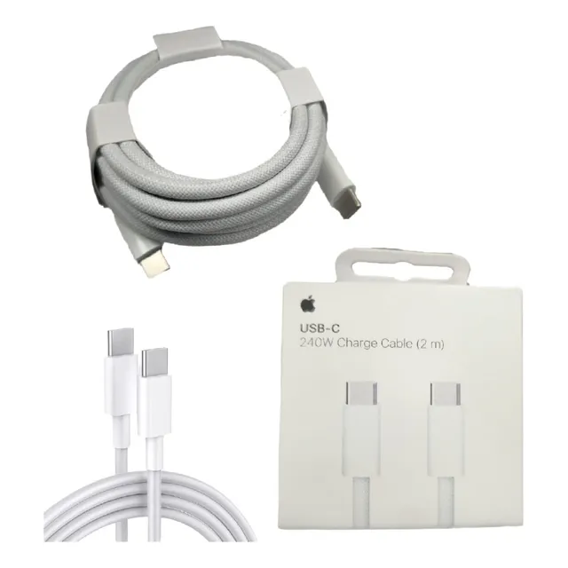 Cable Trenzado De Carga Apple Usb-c De 240w De 2 Metros Orig