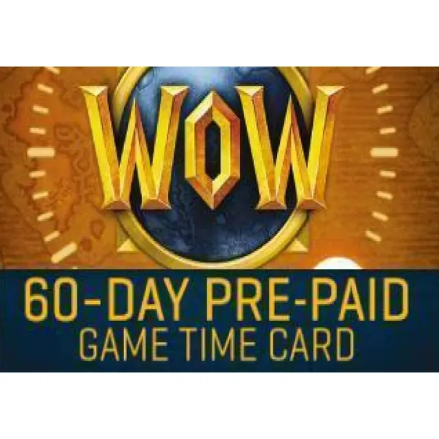 Tiempo Juego Wow World Of Warcraft Prepaid Time 60 Dias