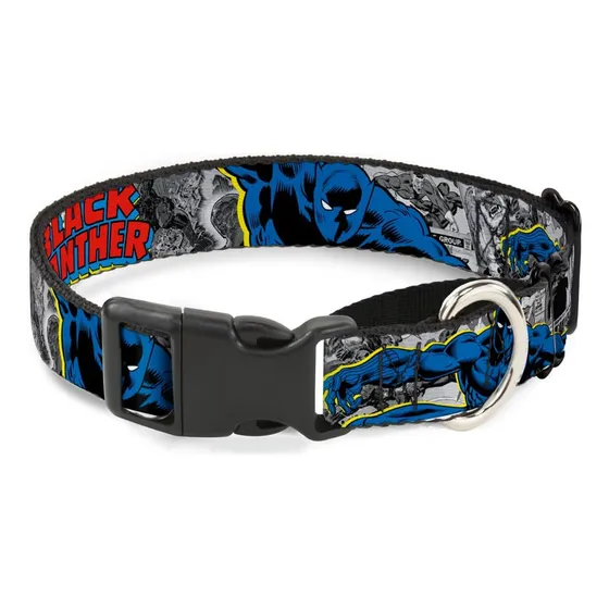 Collar De Perro Con Hebilla Martingale Black Panther Poses S